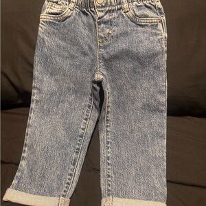 Cat & Jack Blue Paperbag Waist Jeans